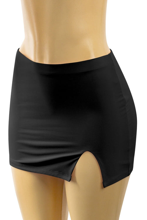 Dream Land Mid Waisted Mini Skirt Black - Style Delivers