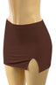 Dream Land Mid Waisted Mini Skirt Brown - Style Delivers