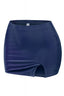 Dream Land Mid Waisted Mini Skirt Navy - Style Delivers