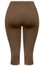 Kimmy Mid Rise Capri Leggings Brown Bottoms Tresser 