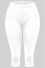 Kimmy Mid Rise Capri Leggings Ivory Bottoms Tresser 