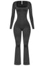 Moving Different Jumpsuit Black Jumpsuits & Rompers Tresser 
