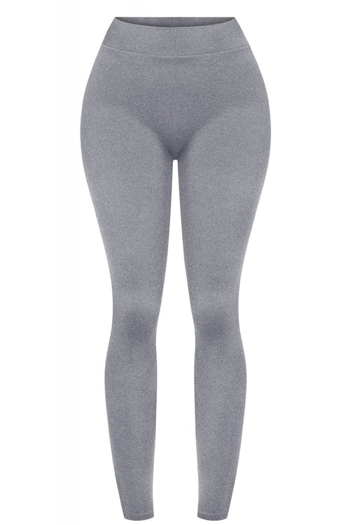 Super High Leggings Heather Grey - Style Delivers