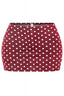 Polka Dot Two Piece Set Burgundy Sets Tresser 