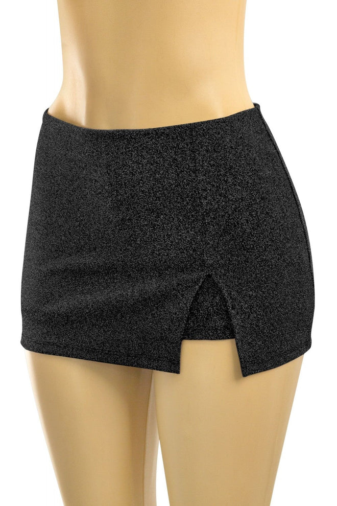 Metal Skool Skort Metallic Black - Style Delivers