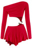 Tropix Vacay Cut Out Mini Dress Red - Style Delivers