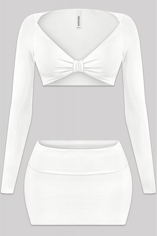 Miss Thang Two Piece Set White Sets Tresser 