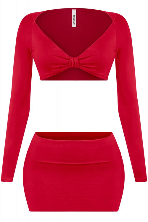 Miss Thang Two Piece Set Red Sets Tresser 