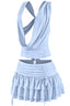 Mamushi Two Piece Set Baby Blue - Style Delivers