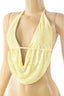 Drea Floral Halter Top Butter - Style Delivers