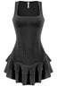 Bitty Bop Rib Knit Mini Dress Black - Style Delivers