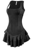 Bitty Bop Rib Knit Mini Dress Black - Style Delivers