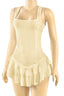 Bitty Bop Rib Knit Mini Dress Butter Cream - Style Delivers