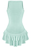 Bitty Bop Rib Knit Mini Dress Mint - Style Delivers