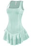 Bitty Bop Rib Knit Mini Dress Mint - Style Delivers