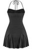 Something About You Halter Mini Dress Black - Style Delivers