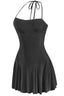 Something About You Halter Mini Dress Black - Style Delivers