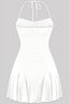 Something About You Halter Mini Dress White - Style Delivers