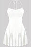 Something About You Halter Mini Dress White - Style Delivers