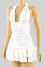 Gimme a Hug Halter Mini Dress White - Style Delivers