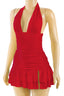 Gimme a Hug Halter Mini Dress Red - Style Delivers