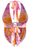 Cassandra Crop Top Tropical Print - Style Delivers