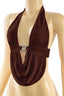 Cassandra Crop Top Brown - Style Delivers