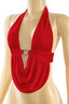 Get Down Tonight Halter Crop Top Red - Style Delivers