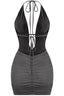 100 Shots Mini Dress Grey - Style Delivers