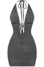 100 Shots Mini Dress Grey - Style Delivers