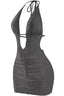 100 Shots Mini Dress Grey - Style Delivers