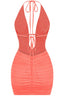 100 Shots Mini Dress Coral - Style Delivers