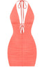 100 Shots Mini Dress Coral - Style Delivers
