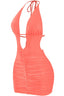 100 Shots Mini Dress Coral - Style Delivers