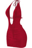 100 Shots Mini Dress Dark Red - Style Delivers