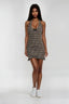 Sunlit Dream Knit Halter Dress Black Combo - Style Delivers