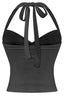 Cupie Doll Halter Top Black - Style Delivers
