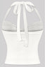 Cupie Doll Halter Top Off White - Style Delivers