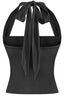 It Girl Halter Top Red Black - Style Delivers