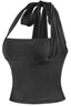 It Girl Halter Top Red Black - Style Delivers