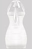 Malibu Shore Halter Mini Dress Ivory - Style Delivers