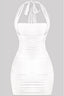 Malibu Shore Halter Mini Dress Ivory - Style Delivers
