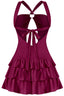 Two to Tango Mini Dress Burgundy - Style Delivers