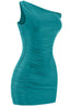 Hey Alexa Mini Dress Teal - Style Delivers