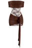 Make Believe Mini Dress Brown Dresses Tresser 