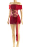 Make Believe Mini Dress Burgundy Dresses Tresser 