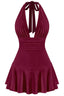 One Fine Day Romper Burgundy - Style Delivers