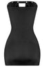 Tell Me About It Stud Strapless Mini Dress Black Dresses Tresser 