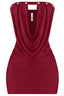 Tell Me About It Stud Strapless Mini Dress Burgundy Dresses Tresser 