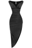 Zorina Asymmetrical Maxi Dress Black Dresses Tresser 